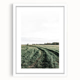 Farmhouse Wall Art of Lush Green Field Path - Rustic Country Style Decor