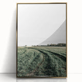Farmhouse Wall Art of Lush Green Field Path - Rustic Country Style Decor