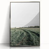 Farmhouse Wall Art of Lush Green Field Path - Rustic Country Style Decor