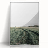 Farmhouse Wall Art of Lush Green Field Path - Rustic Country Style Decor