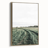 Farmhouse Wall Art of Lush Green Field Path - Rustic Country Style Decor