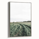 Farmhouse Wall Art of Lush Green Field Path - Rustic Country Style Decor