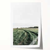 Farmhouse Wall Art of Lush Green Field Path - Rustic Country Style Decor