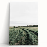 Farmhouse Wall Art of Lush Green Field Path - Rustic Country Style Decor
