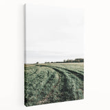 Farmhouse Wall Art of Lush Green Field Path - Rustic Country Style Decor