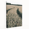 Farmhouse Wall Art of Wheat Field Path - Rustic Country Style Decor