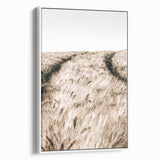 Golden Wheat Field Farmhouse Wall Art - Rustic Country Style Decor