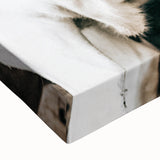 Farmhouse Wall Art of Calves in Barn - Rustic Country Style Decor