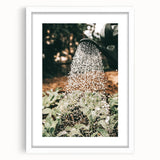 Rustic Farmhouse Wall Art of Watering Plants - Country Style Decor