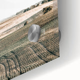 Farmhouse Wall Art of Rolling Fields - Rustic Country Style Decor