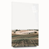 Farmhouse Wall Art of Rolling Fields - Rustic Country Style Decor