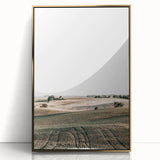 Farmhouse Wall Art of Rolling Fields - Rustic Country Style Decor