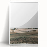 Farmhouse Wall Art of Rolling Fields - Rustic Country Style Decor