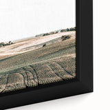 Farmhouse Wall Art of Rolling Fields - Rustic Country Style Decor