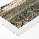 Farmhouse Wall Art of Rolling Fields - Rustic Country Style Decor