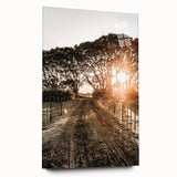 Sunset Path Farmhouse Wall Art - Rustic Country Style Decor