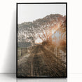 Sunset Path Farmhouse Wall Art - Rustic Country Style Decor