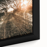 Sunset Path Farmhouse Wall Art - Rustic Country Style Decor