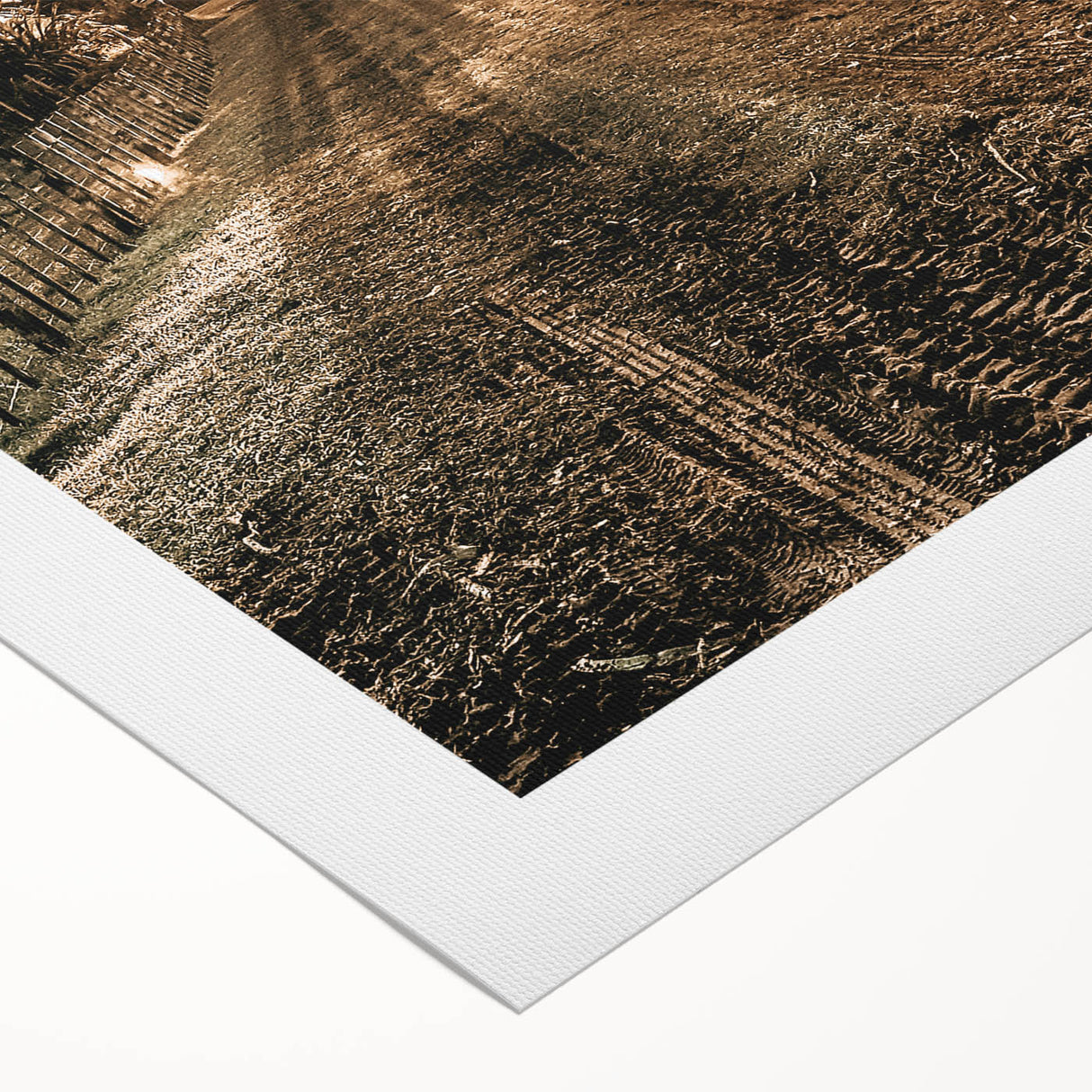 Sunset Path Farmhouse Wall Art - Rustic Country Style Decor