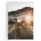 Sunset Path Farmhouse Wall Art - Rustic Country Style Decor