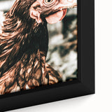Farmhouse Wall Art of Rustic Chicken Portrait - Country Style Decor