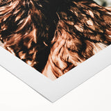 Farmhouse Wall Art of Rustic Chicken Portrait - Country Style Decor