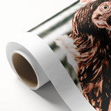 Farmhouse Wall Art of Rustic Chicken Portrait - Country Style Decor