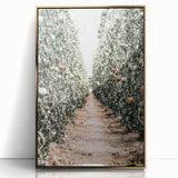 Farmhouse Wall Art - Rustic Farmhouse Decor with Tomato Field View