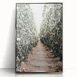 Farmhouse Wall Art - Rustic Farmhouse Decor with Tomato Field View