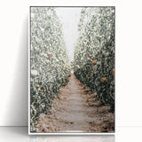 Farmhouse Wall Art - Rustic Farmhouse Decor with Tomato Field View