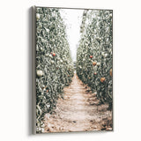 Farmhouse Wall Art - Rustic Farmhouse Decor with Tomato Field View