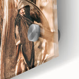 Rustic Farmhouse Wall Art – Dried Corn Stalks Print for Country Decor