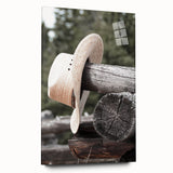 Rustic Cowboy Hat Wall Art | Farmhouse Decor | Country Style Print