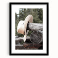 Rustic Cowboy Hat Wall Art | Farmhouse Decor | Country Style Print