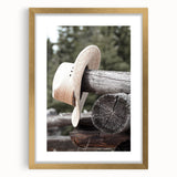 Rustic Cowboy Hat Wall Art | Farmhouse Decor | Country Style Print