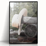 Rustic Cowboy Hat Wall Art | Farmhouse Decor | Country Style Print