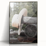 Rustic Cowboy Hat Wall Art | Farmhouse Decor | Country Style Print