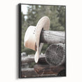Rustic Cowboy Hat Wall Art | Farmhouse Decor | Country Style Print