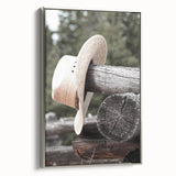 Rustic Cowboy Hat Wall Art | Farmhouse Decor | Country Style Print