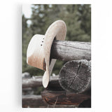 Rustic Cowboy Hat Wall Art | Farmhouse Decor | Country Style Print