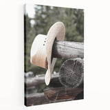 Rustic Cowboy Hat Wall Art | Farmhouse Decor | Country Style Print