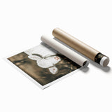 Farmhouse Wall Art: Rustic Calf Portrait in Country Meadow Décor