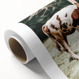 Farmhouse Wall Art – Grazing Cow in Pasture Print for Rustic Decor