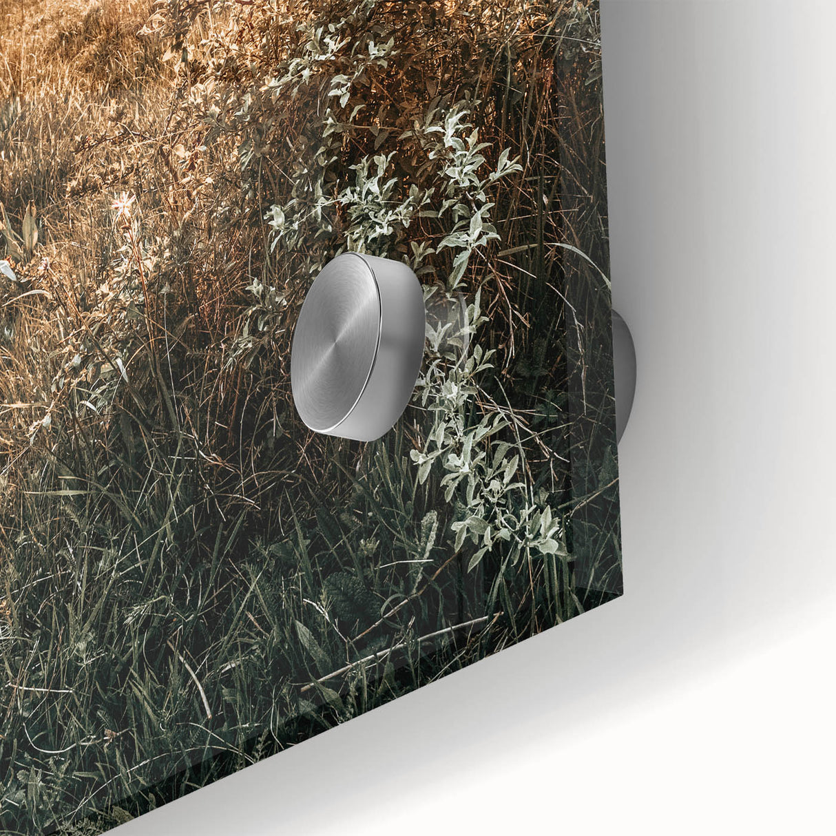 Farmhouse Wall Art – Golden Sunset over Countryside Hills for Rustic Decor