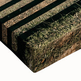 Farmhouse Wall Art – Countryside Hay Bales Field Print for Rustic Decor