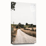 Farmhouse Wall Art – Winding Country Road Print for Rustic Home Decor