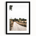 Farmhouse Wall Art – Winding Country Road Print for Rustic Home Decor