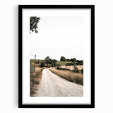 Farmhouse Wall Art – Winding Country Road Print for Rustic Home Decor