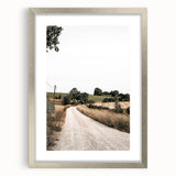 Farmhouse Wall Art – Winding Country Road Print for Rustic Home Decor