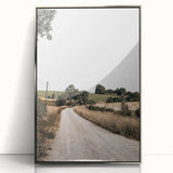 Farmhouse Wall Art – Winding Country Road Print for Rustic Home Decor